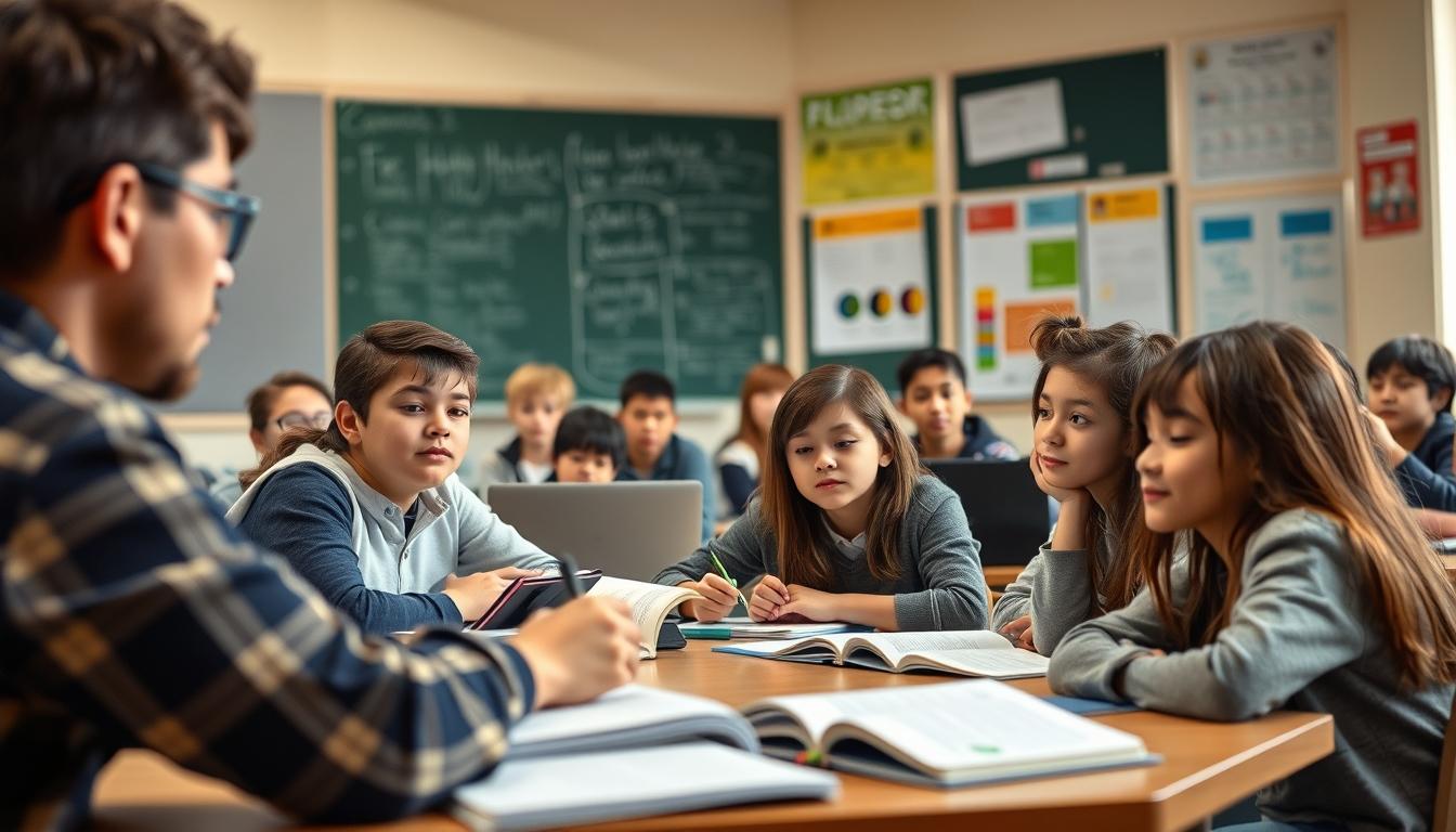 Student developing practical and academic skills